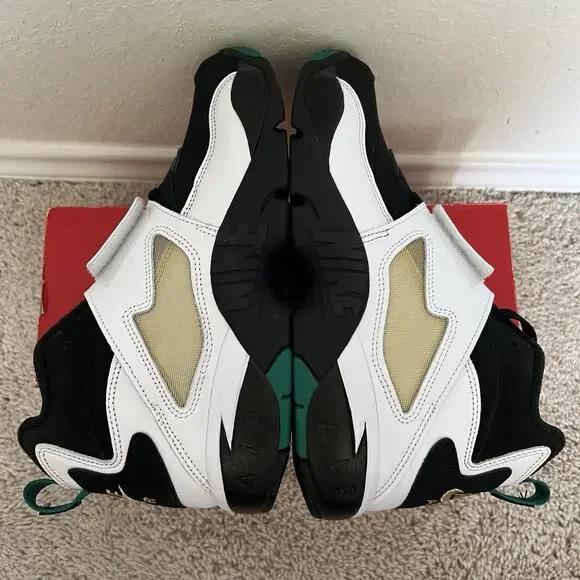 Nike Air Diamond Turf Deion Sanders Emerald Retro Shoes Sz 9.5 Men IB2240-001